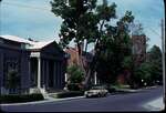 View of the Woodstock Public Library and Hunter Street, Woodstock