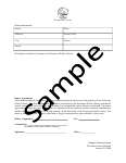 Sample Donor Form