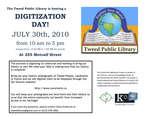 Digitization Day, Tweed Public Library