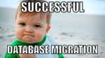 Data migration successful