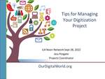 Tips for Managing your Digitization Project