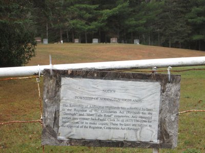 Slate Falls Road Cemetery