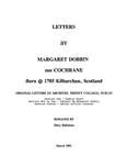 Letters by Margaret Dobbin née Cochrane, born 1875 at Kilbarchan, Scotland