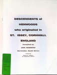 Descendents of Henwoods who originated in St. Issey, Cornwall, England