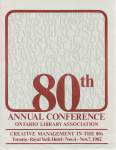 Creative Management in the 80's. 80th Annual Conference (pre-conference flier)