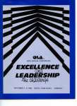 Excellence and Leadership: The challenge. OLA's 84th annual conference.