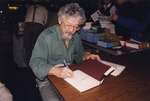 David Suzuki signing books