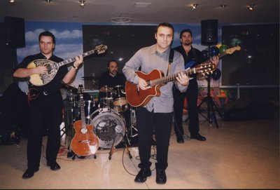 Pavlo and band play at the Super Conference 2000 party