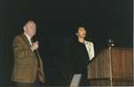 OLA President John Black with Plenary Speaker Susan Eng at Super Conference 1997