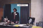 Eugene Clark in his booth