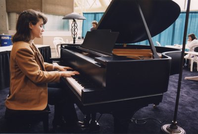 Piano music at Expo reception 2000