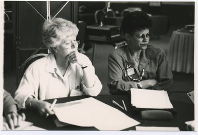 Rosemary Kavanagh and an unidentified woman