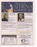 5th Annual Athena  Awards, page A5