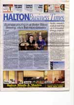 Halton Business Times, page 1