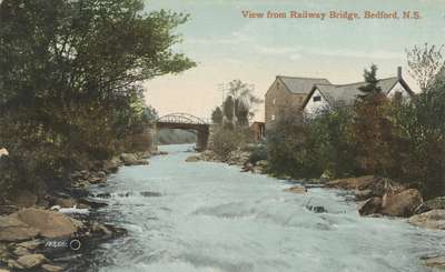 View from Railway Bridge, Bedford, N.S.