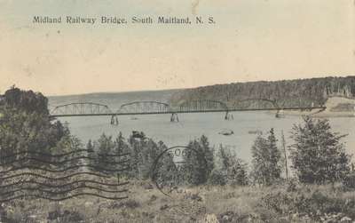 Midland Railway Bridge, South Maitland, N.S.