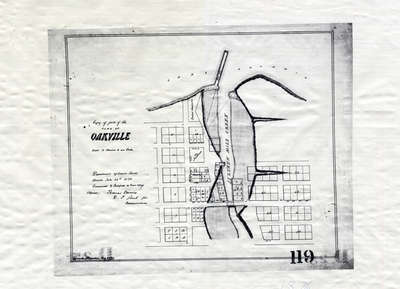 Plan of Oakville 1876