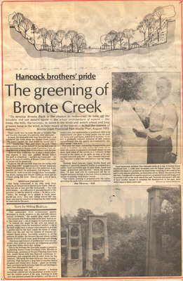 The greening of Bronte Creek