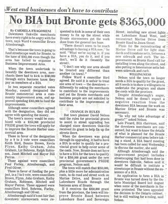 No BIA but Bronte gets $365,000