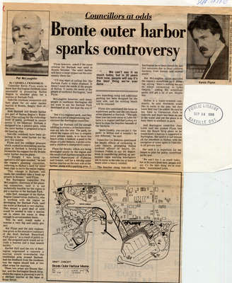 Bronte outer harbor sparks controversy