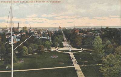 Toronto from Parliament Buildings, Toronto