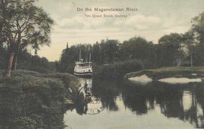 On the Maganetawan River. &quot;On Grand Trunk Railway&quot;