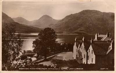 Arrochar Mountains from Inversnaid Hotel, Loch Lomond