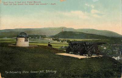 The Beheading Stone, Gowan Hill, Stirling