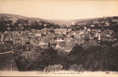 Étretat – Vue générale du Petit Val