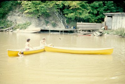 Children Canoeing