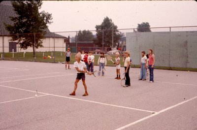 Tennis Practice at the Sports Activity Centre