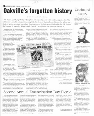 Oakville’s forgotten history