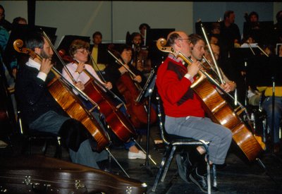 Oakville Symphony in rehearsal