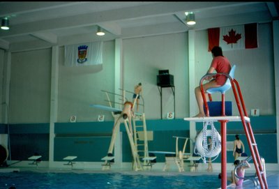 Diving at Oakville Centennial Pool