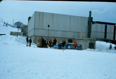 Snowmobiling on a Snowy Day