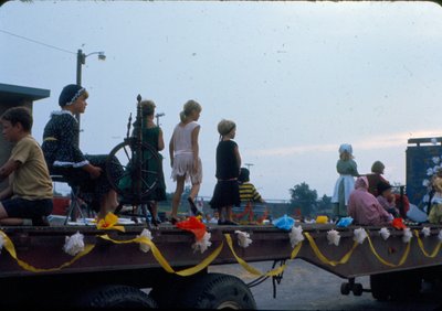 Pioneers Float Centennial Celebration Parade