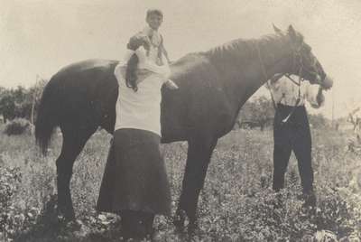 Ronnie goes Horseback Riding