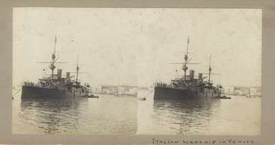 Italian Warship in Venice