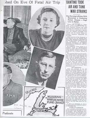 Media Coverage of Sir Frederick Banting's Death 2