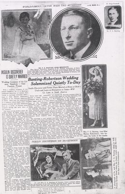 Wedding of Frederick and Marian Banting 2