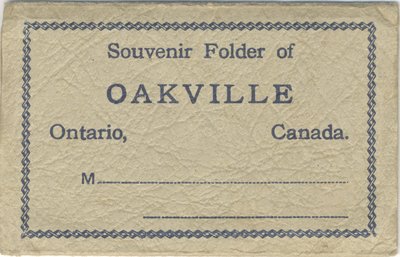 Cover of Souvenir Folder of Oakville