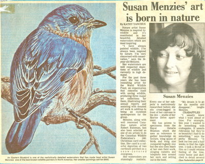 Susan Menzies' art is born in nature