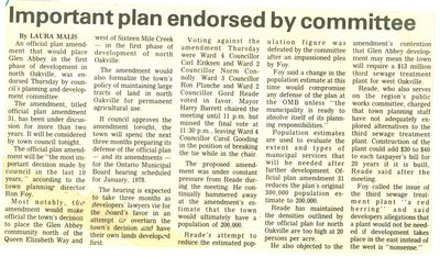 important plan endorsed by committee