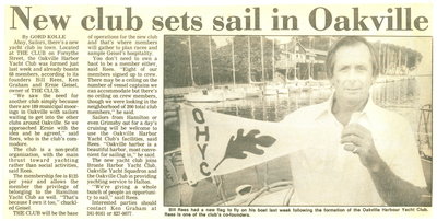 New club sets sail in Oakville