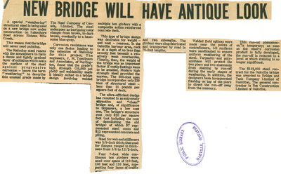 New bridge will have antique look