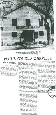 Focus on Old Oakville