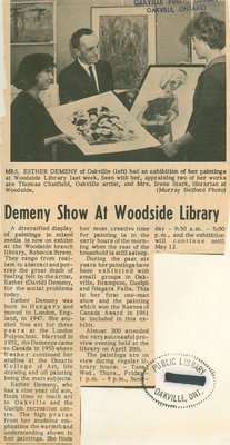Demeny show at Woodside library
