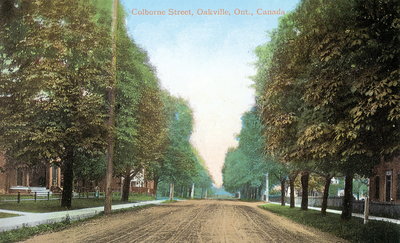 Colborne Street (now Lakeshore Road) in the early 1900s
