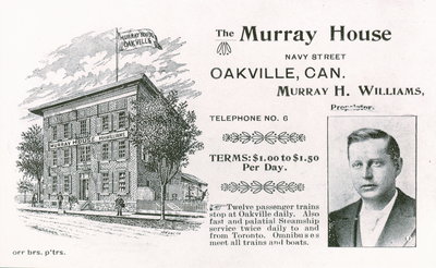 Advertisment for The Murray House from the early 1900s
