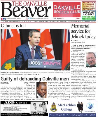 Oakville Beaver, 8 Feb 2012